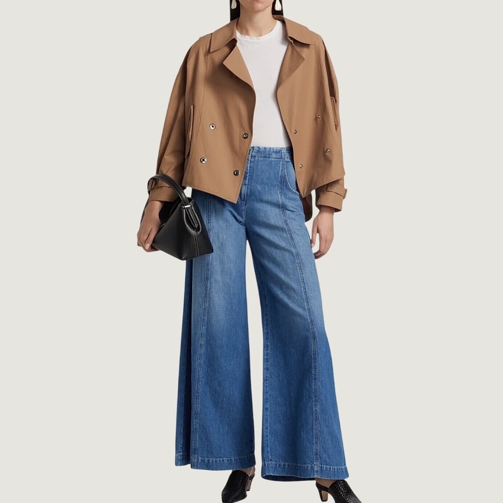 TWP Dancing in the Dark NWT Wide Leg Jeans